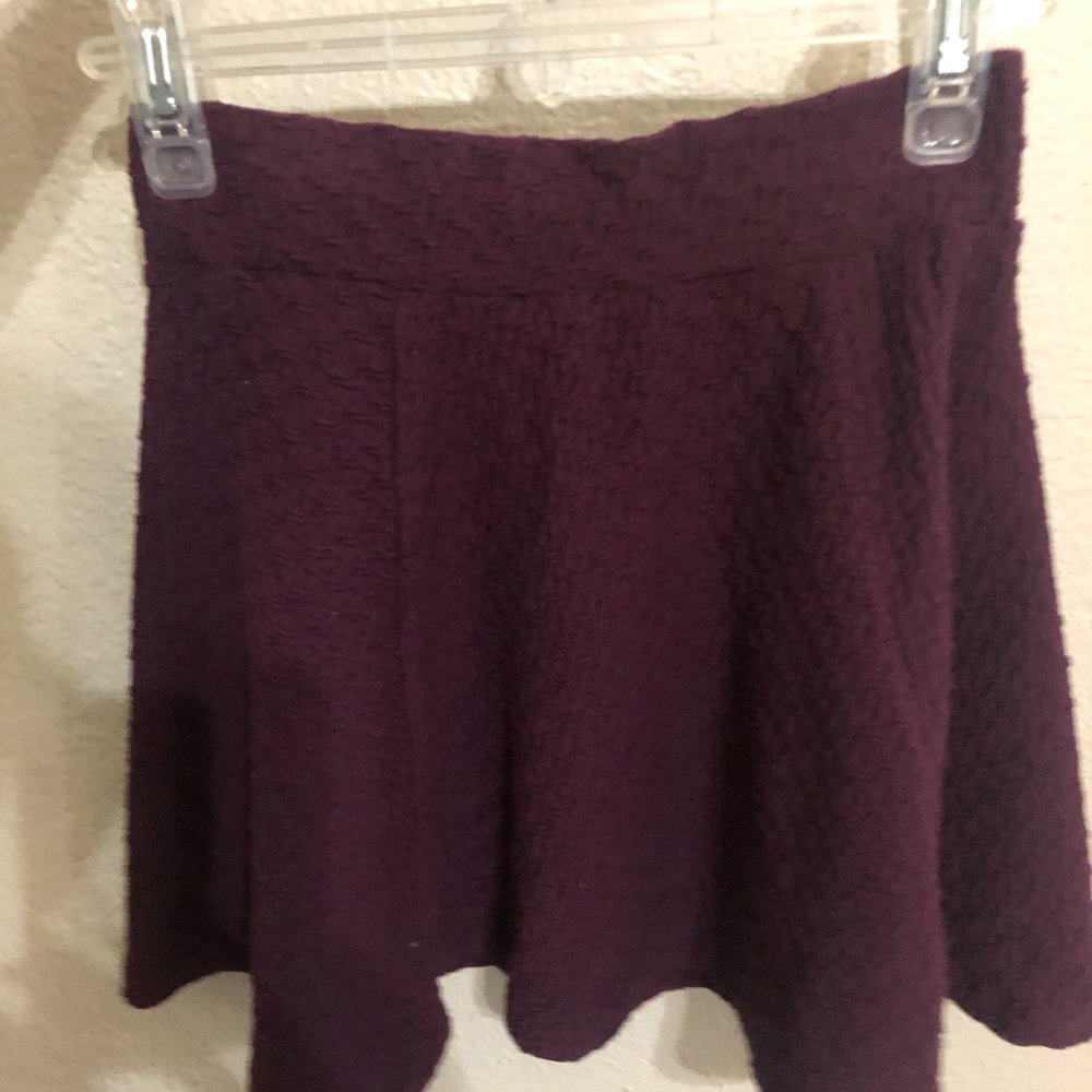 Deep burgundy/purple wine colored skirt from H&M
